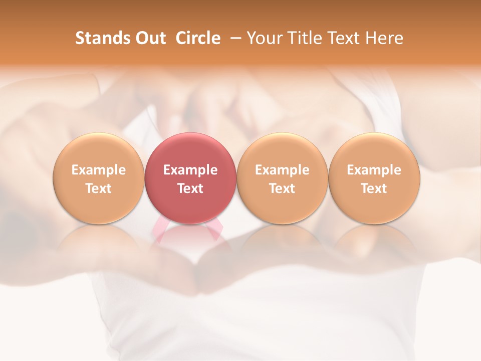 Focus Hand Fingers PowerPoint Template