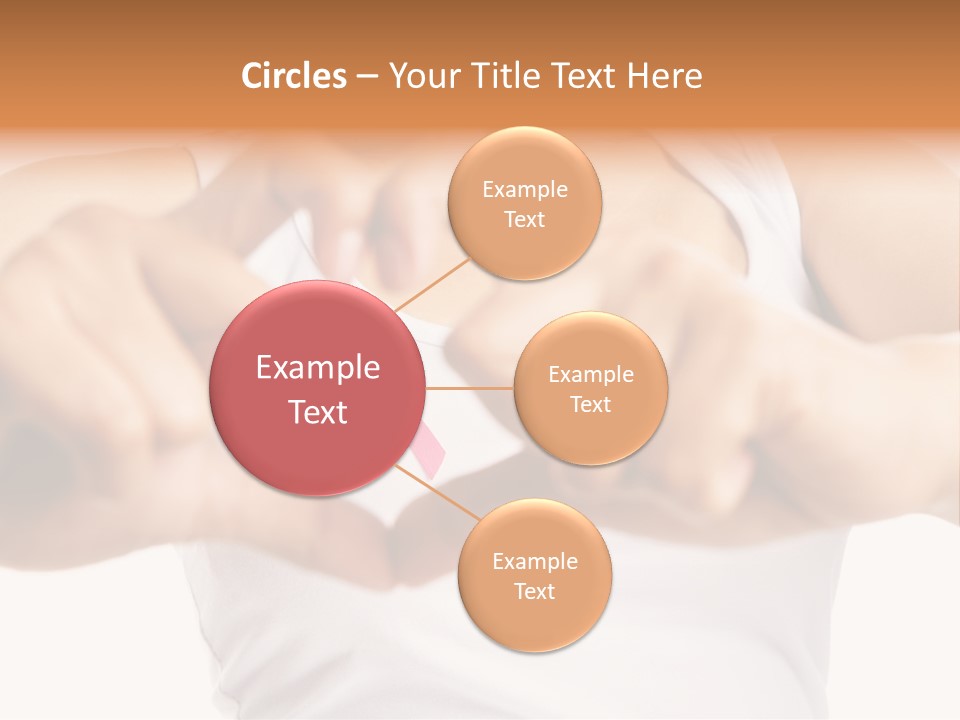 Focus Hand Fingers PowerPoint Template