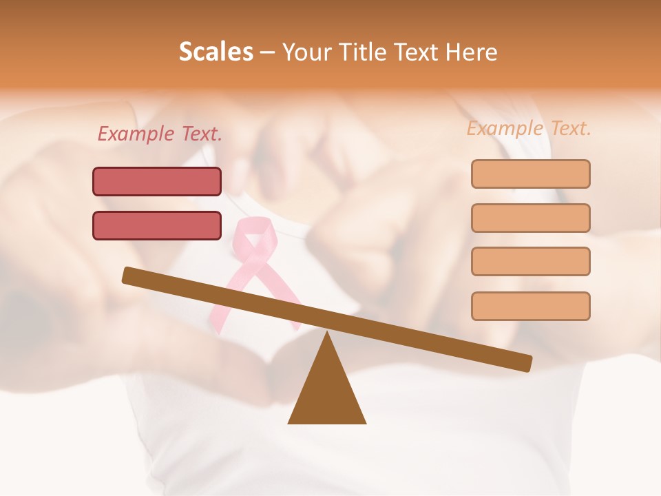 Focus Hand Fingers PowerPoint Template
