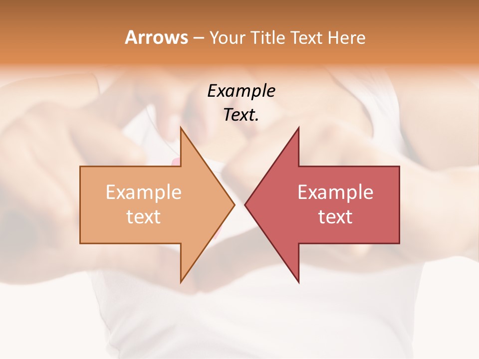Focus Hand Fingers PowerPoint Template