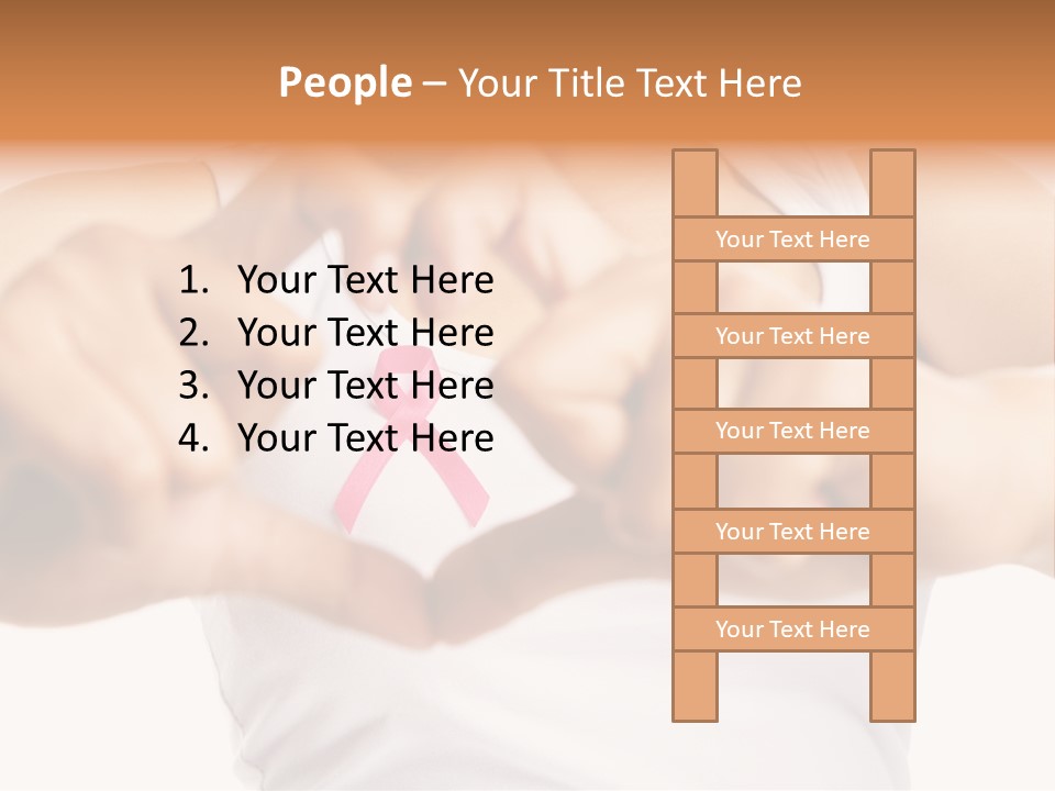 Focus Hand Fingers PowerPoint Template