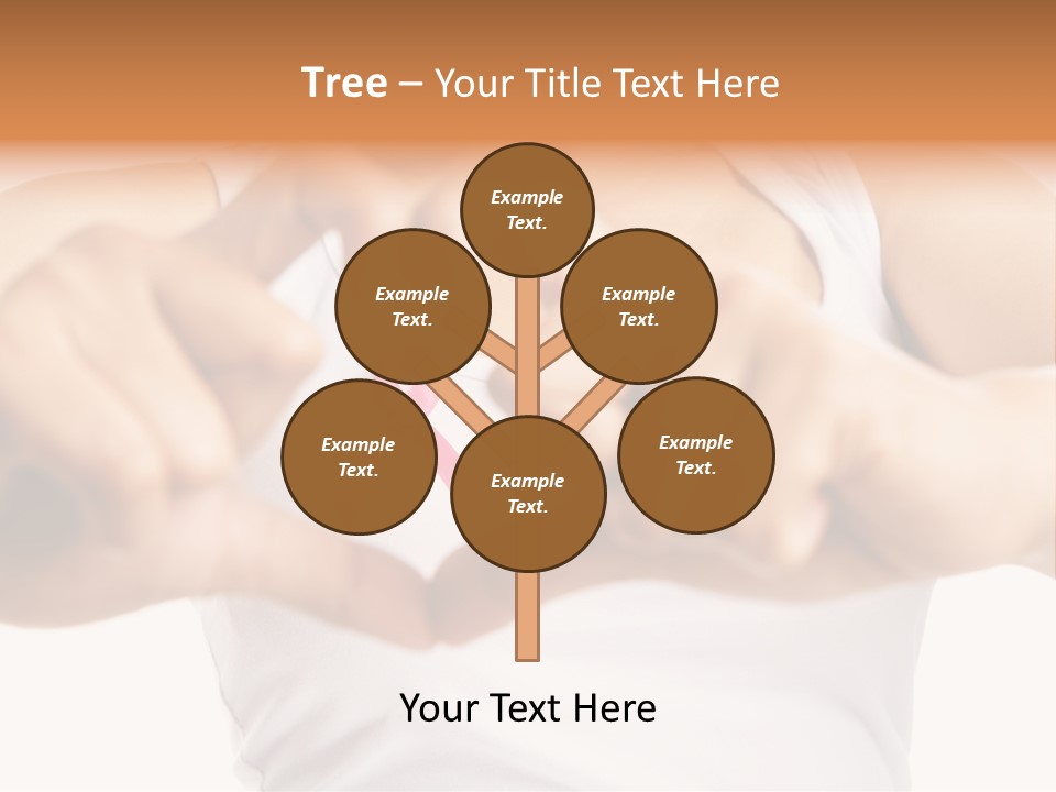 Focus Hand Fingers PowerPoint Template