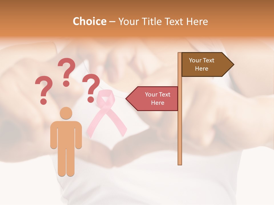 Focus Hand Fingers PowerPoint Template