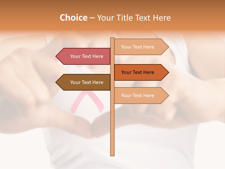 Focus Hand Fingers PowerPoint Template