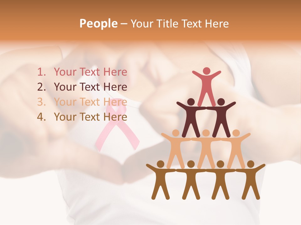 Focus Hand Fingers PowerPoint Template