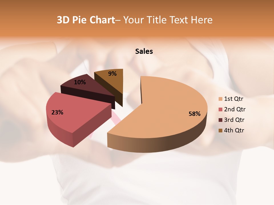 Focus Hand Fingers PowerPoint Template