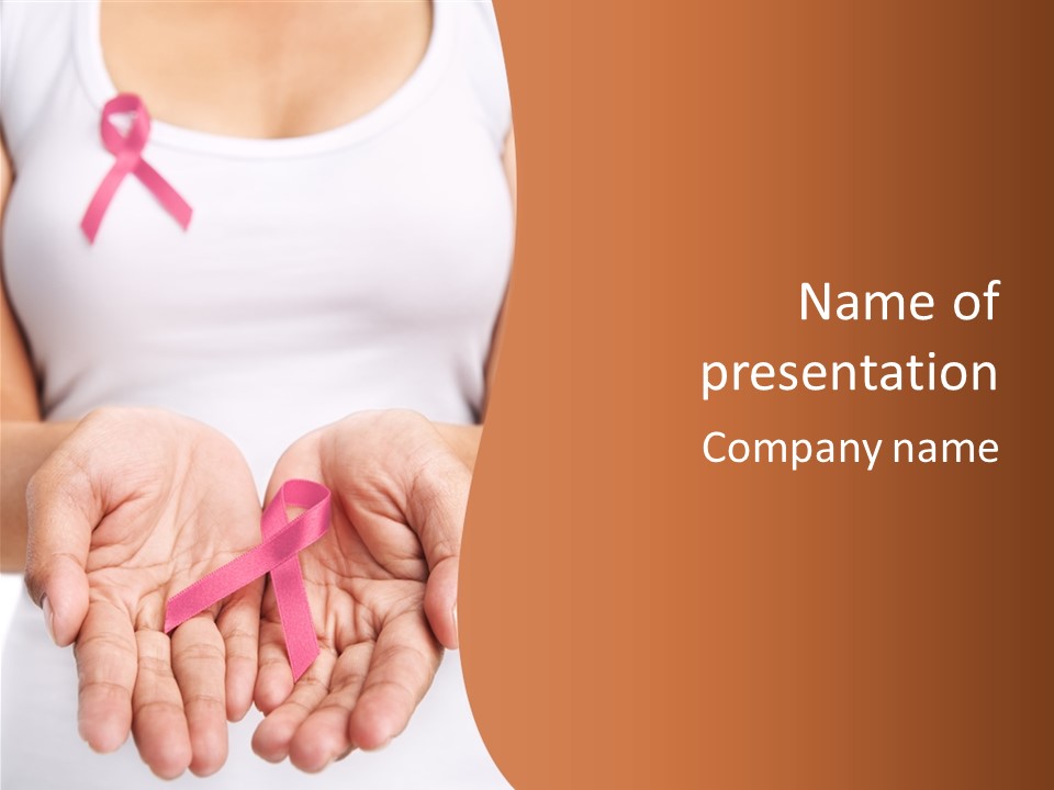 White Health Female PowerPoint Template