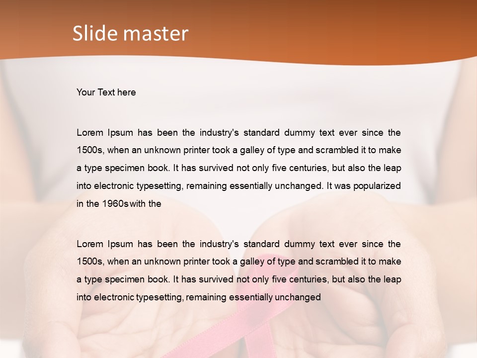 White Health Female PowerPoint Template