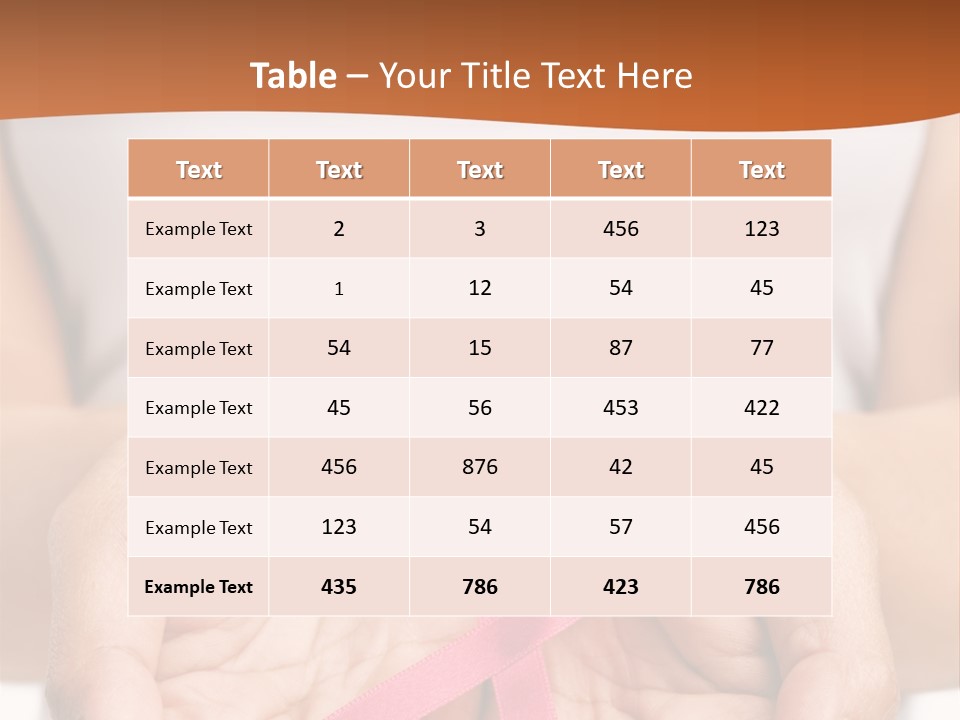 White Health Female PowerPoint Template