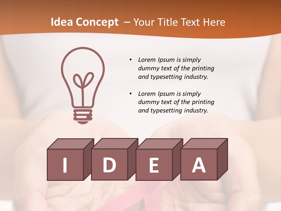 White Health Female PowerPoint Template