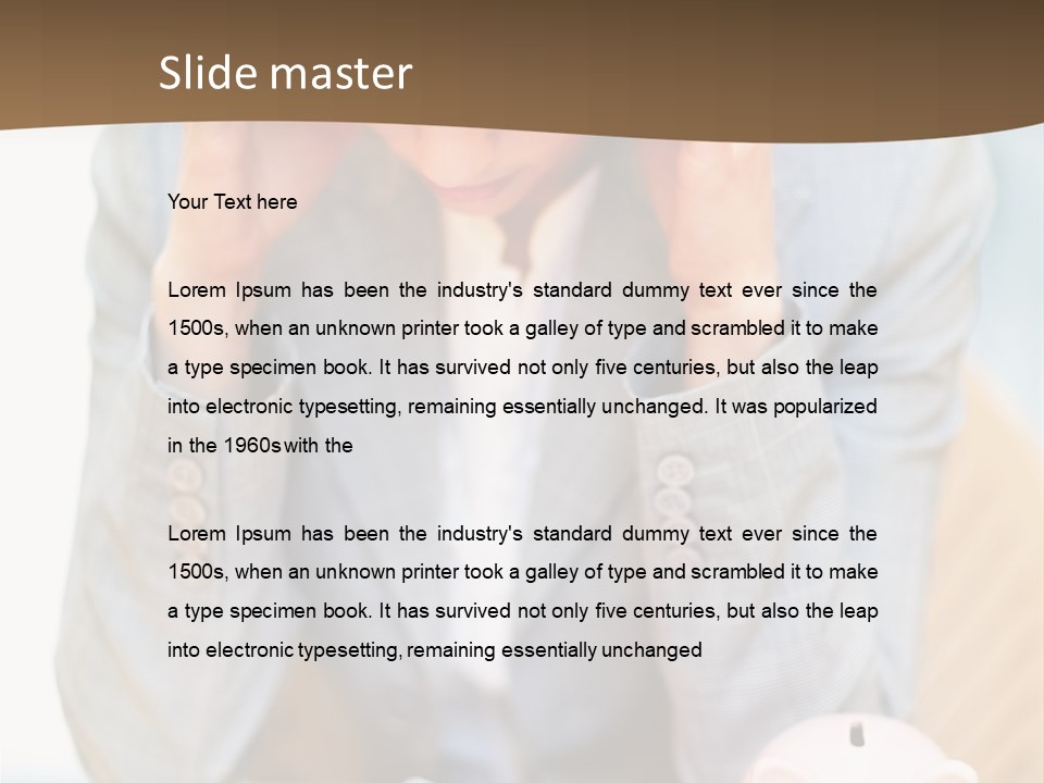 Transport Sign Red PowerPoint Template