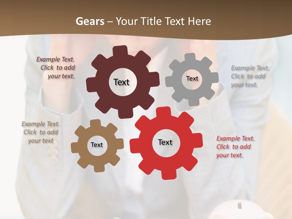 Transport Sign Red PowerPoint Template