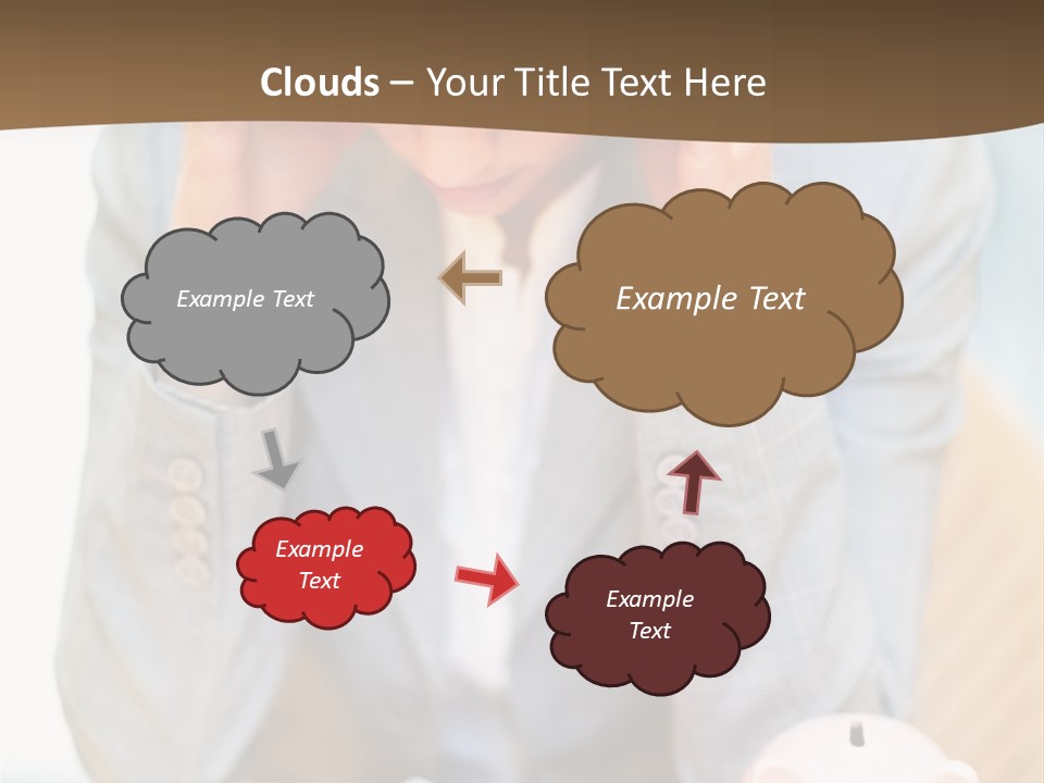 Transport Sign Red PowerPoint Template