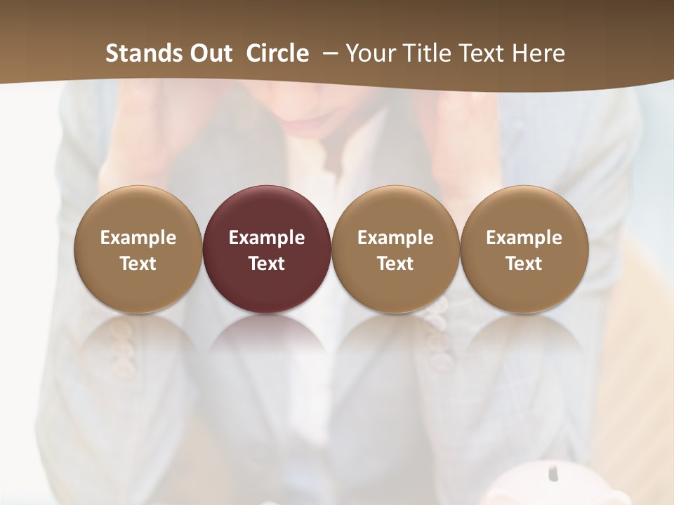 Transport Sign Red PowerPoint Template