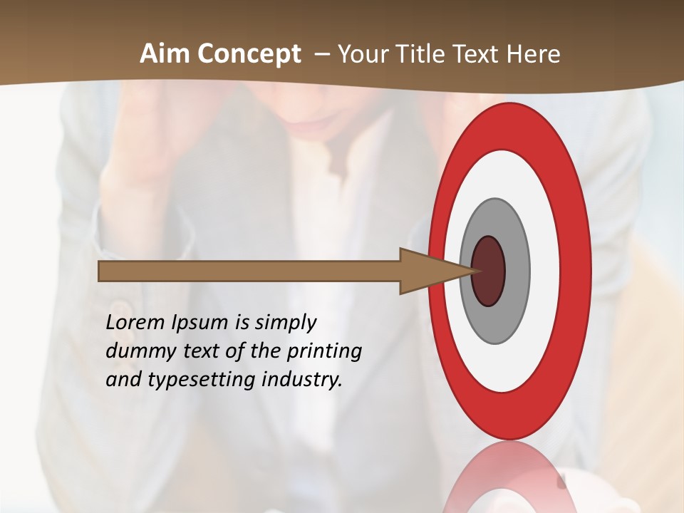 Transport Sign Red PowerPoint Template