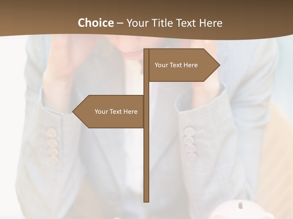 Transport Sign Red PowerPoint Template