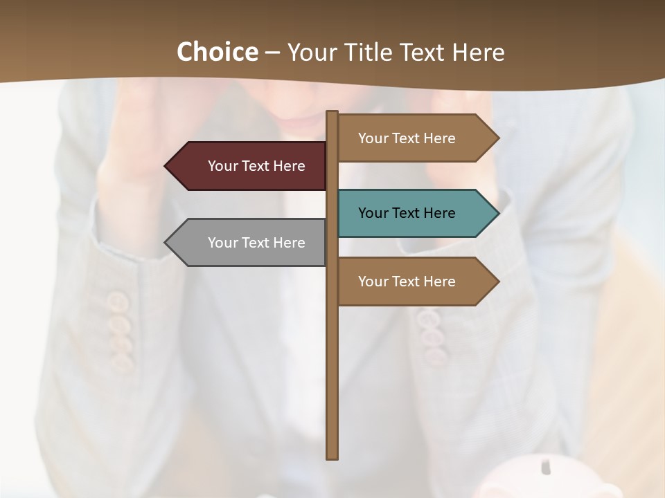 Transport Sign Red PowerPoint Template
