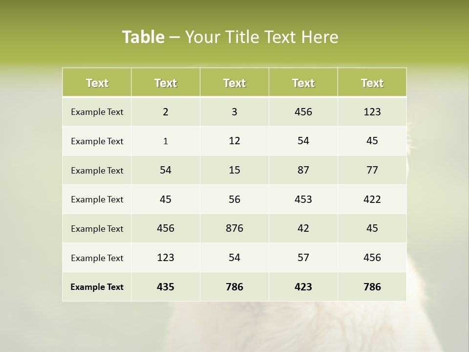 Facial Purebred Day PowerPoint Template