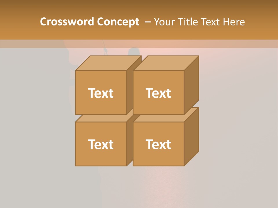 Rappelling View Hiking PowerPoint Template