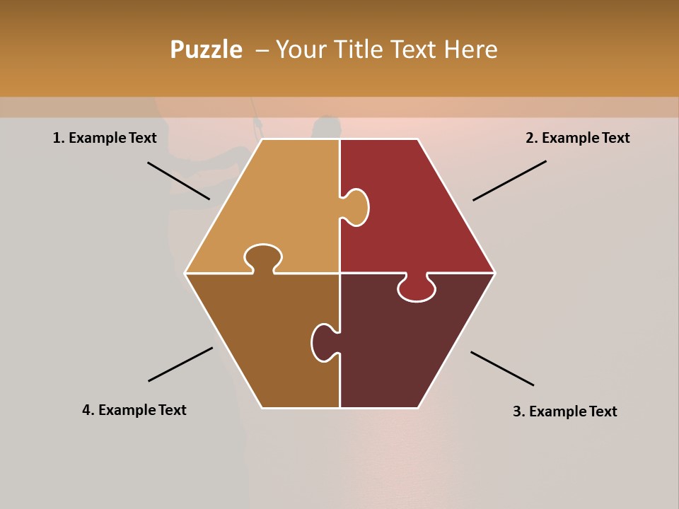 Rappelling View Hiking PowerPoint Template