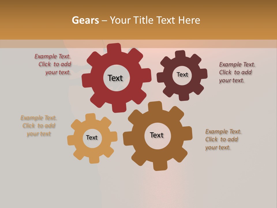 Rappelling View Hiking PowerPoint Template