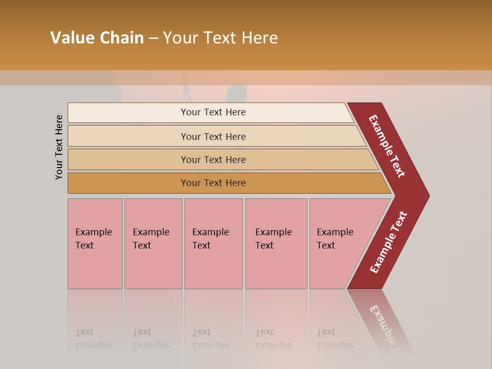 Rappelling View Hiking PowerPoint Template