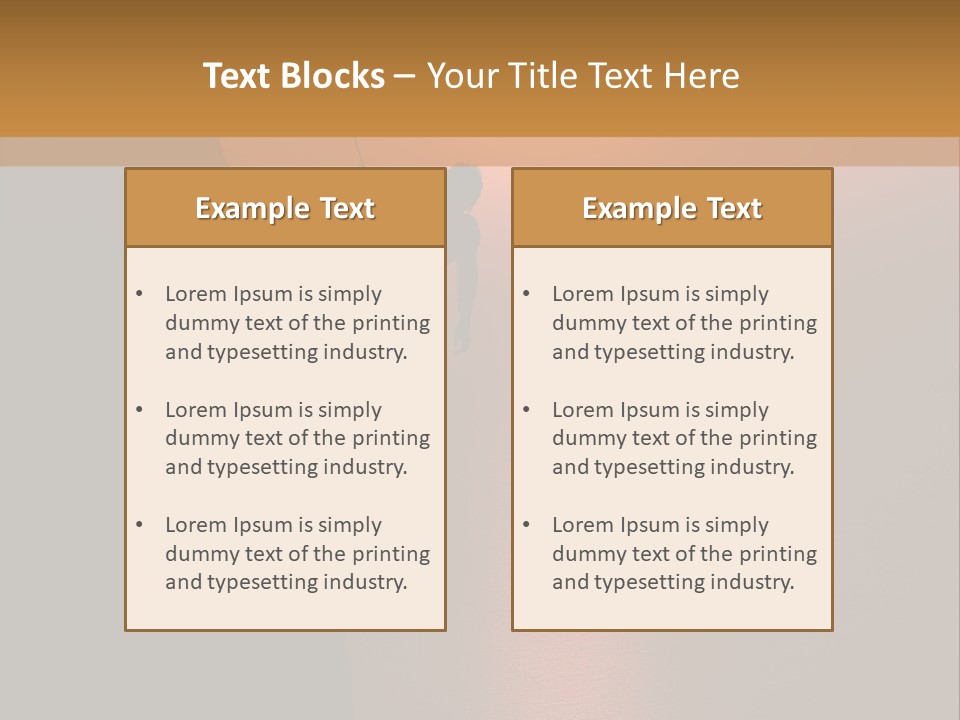 Rappelling View Hiking PowerPoint Template