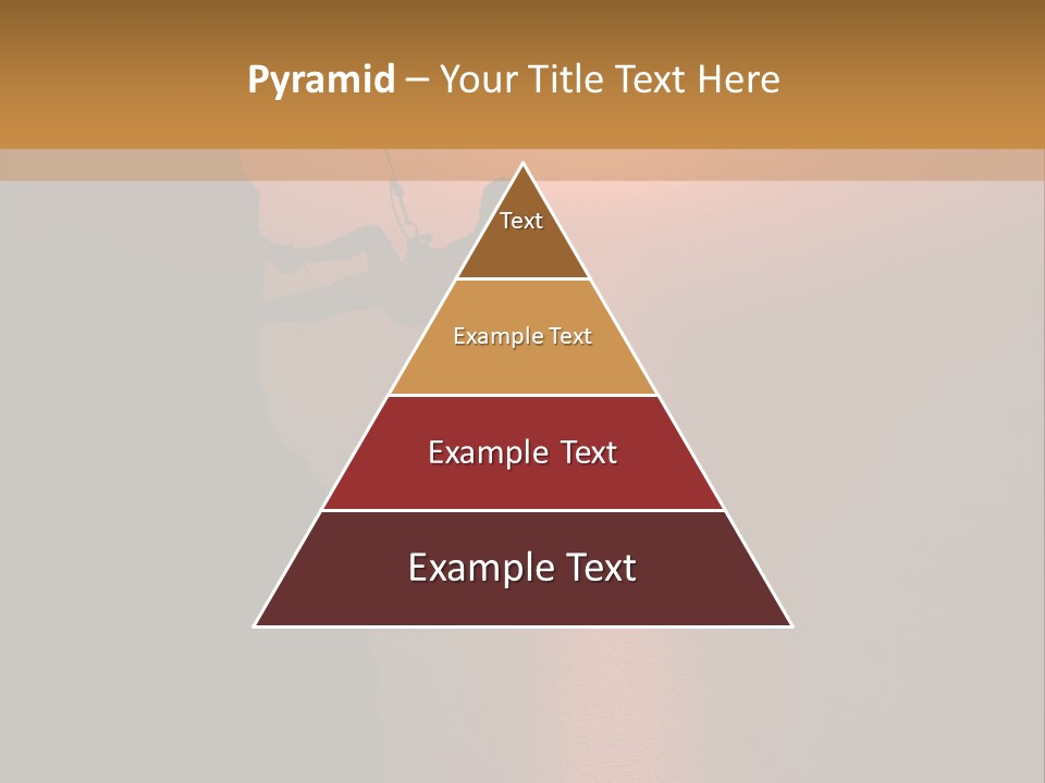 Rappelling View Hiking PowerPoint Template