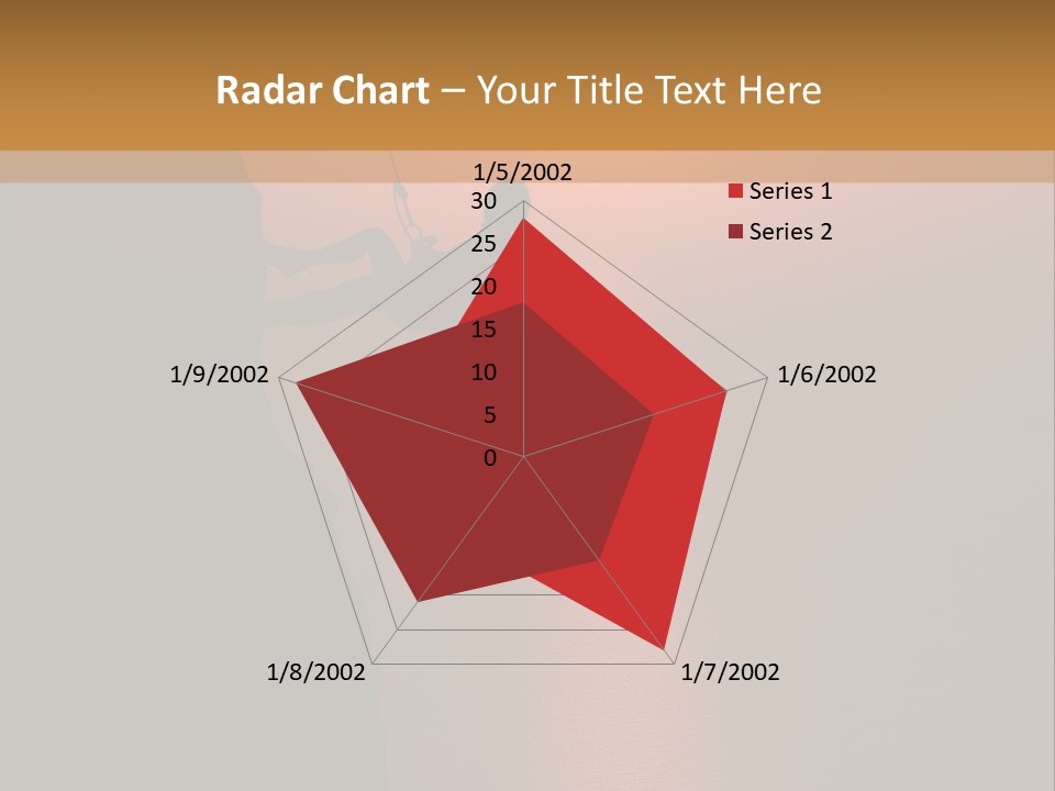 Rappelling View Hiking PowerPoint Template
