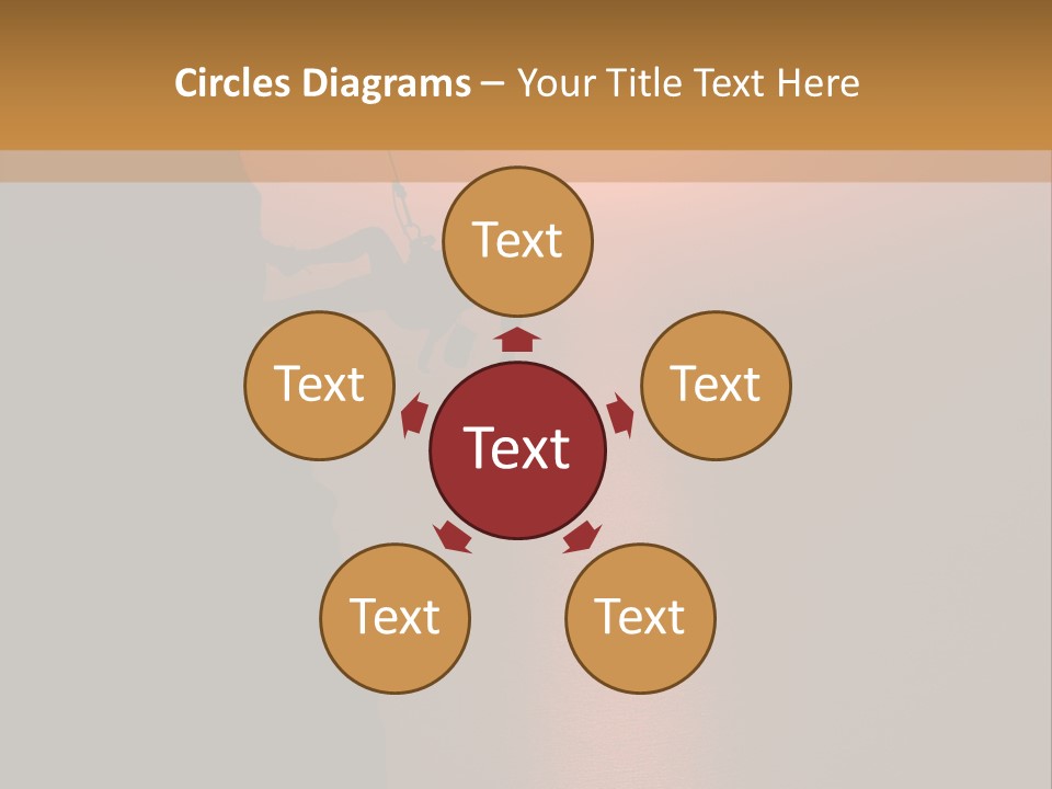 Rappelling View Hiking PowerPoint Template