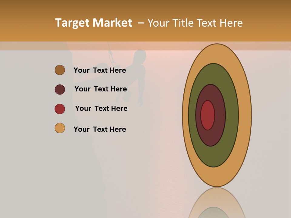 Rappelling View Hiking PowerPoint Template