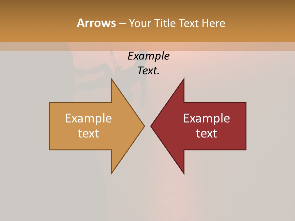Rappelling View Hiking PowerPoint Template