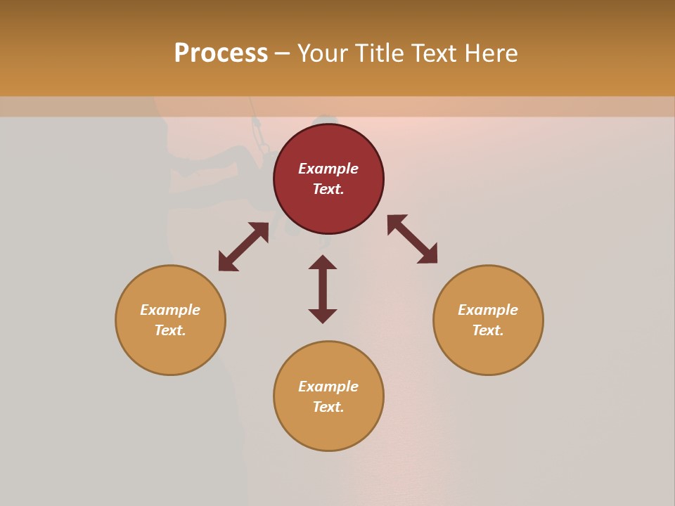Rappelling View Hiking PowerPoint Template