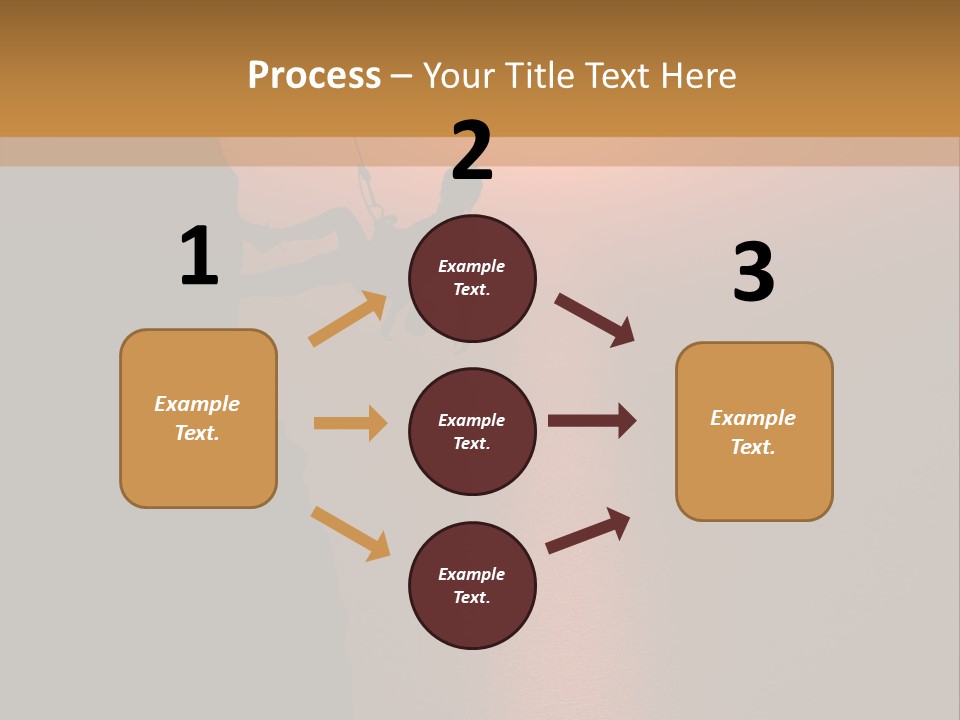 Rappelling View Hiking PowerPoint Template