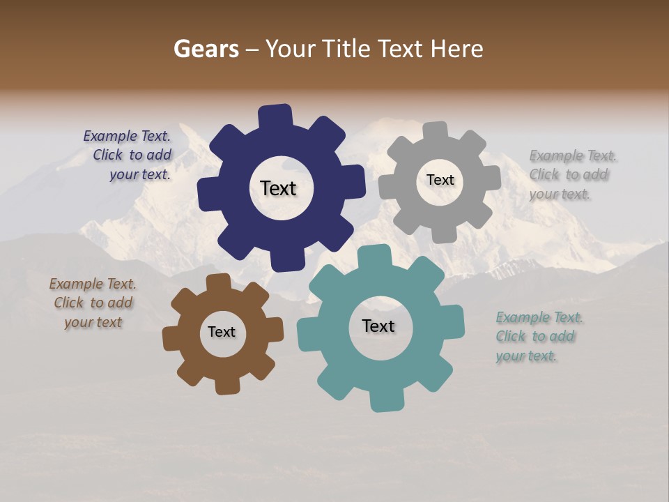 Scenic Park Desolate PowerPoint Template