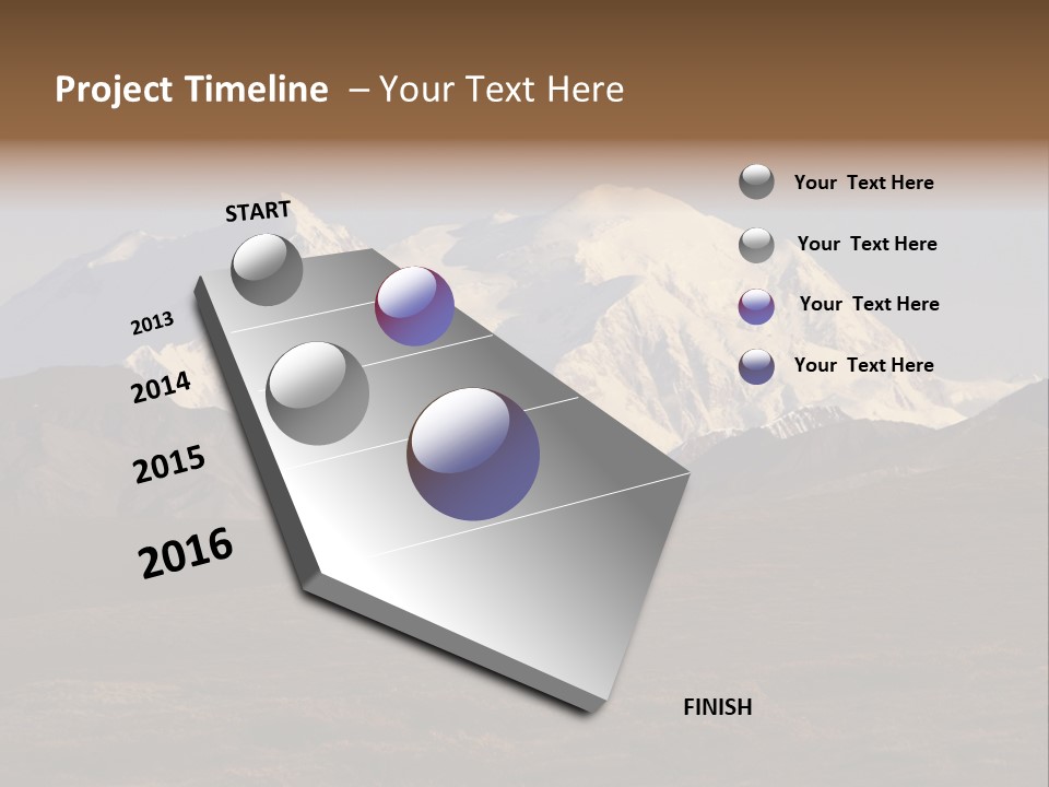 Scenic Park Desolate PowerPoint Template