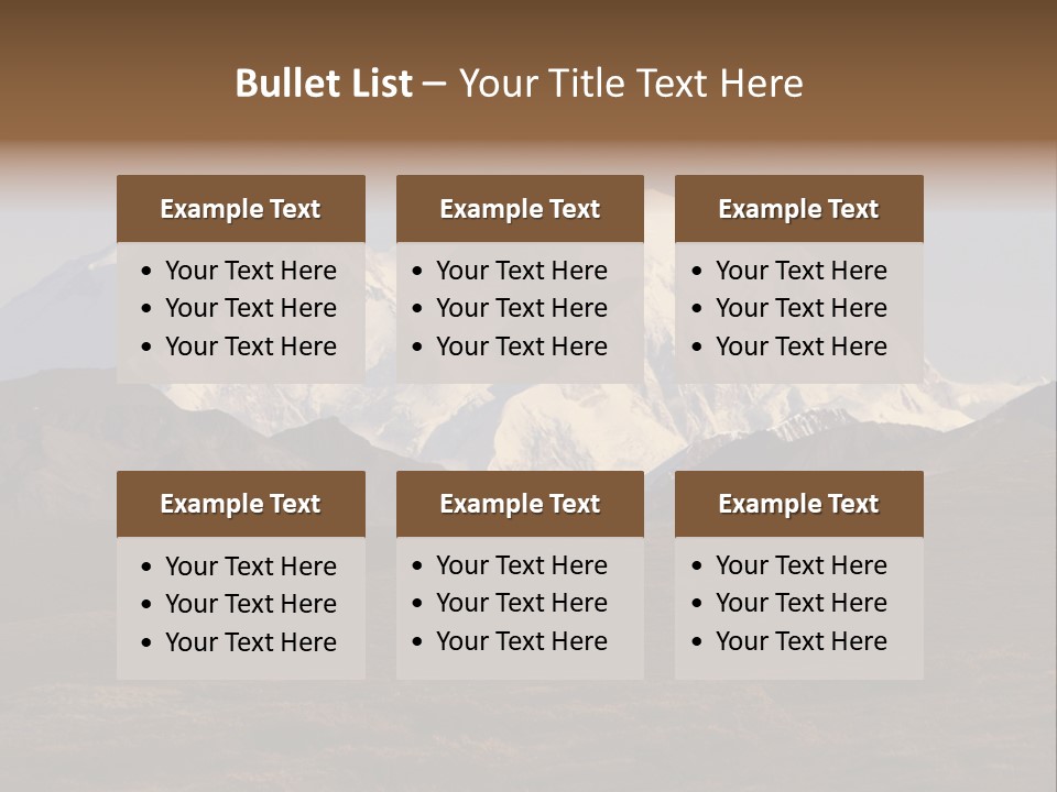 Scenic Park Desolate PowerPoint Template