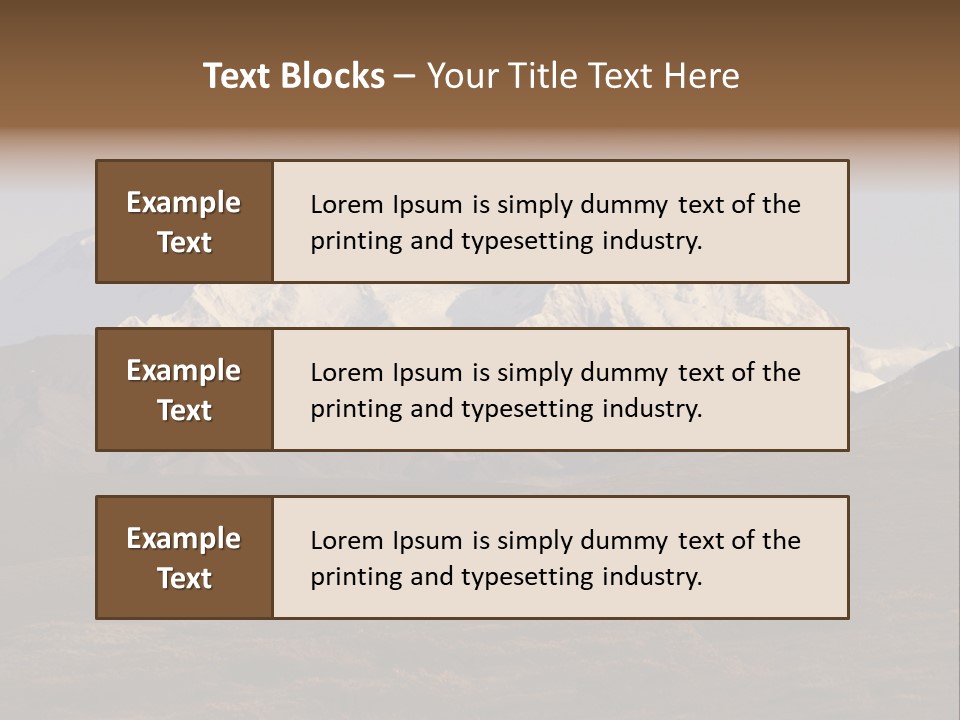 Scenic Park Desolate PowerPoint Template