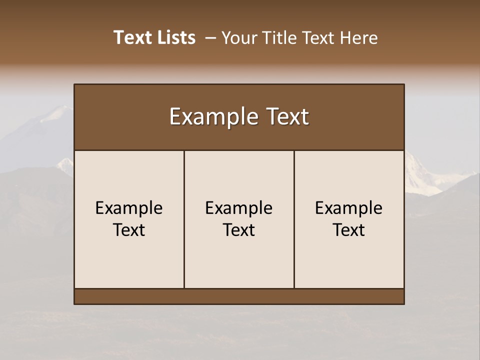 Scenic Park Desolate PowerPoint Template