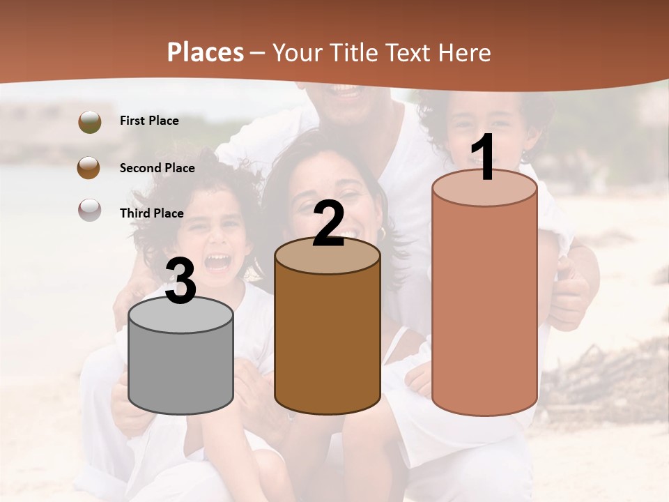 Hispanic Offsprings Vacations PowerPoint Template