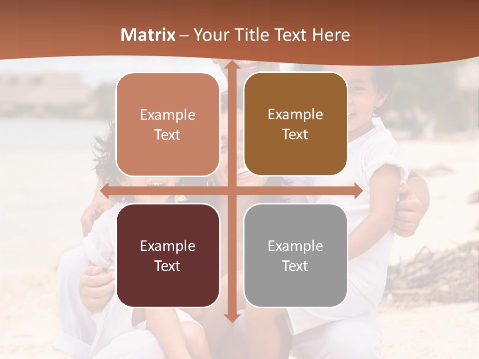 Hispanic Offsprings Vacations PowerPoint Template