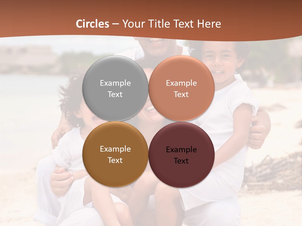 Hispanic Offsprings Vacations PowerPoint Template