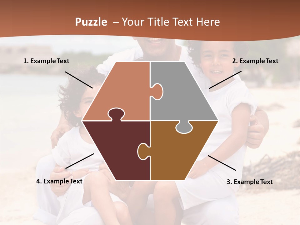 Hispanic Offsprings Vacations PowerPoint Template