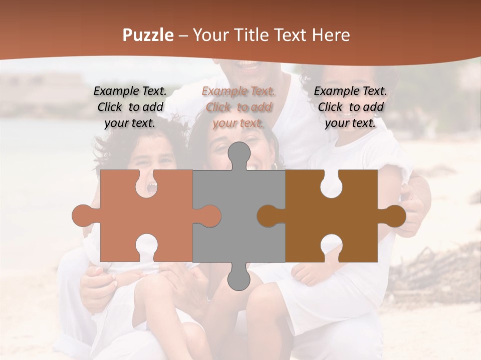 Hispanic Offsprings Vacations PowerPoint Template