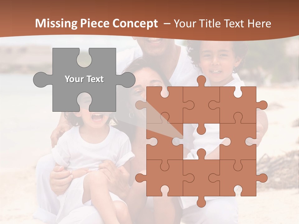 Hispanic Offsprings Vacations PowerPoint Template