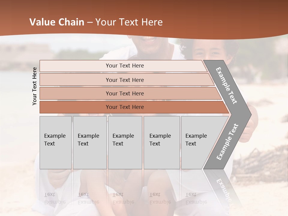 Hispanic Offsprings Vacations PowerPoint Template