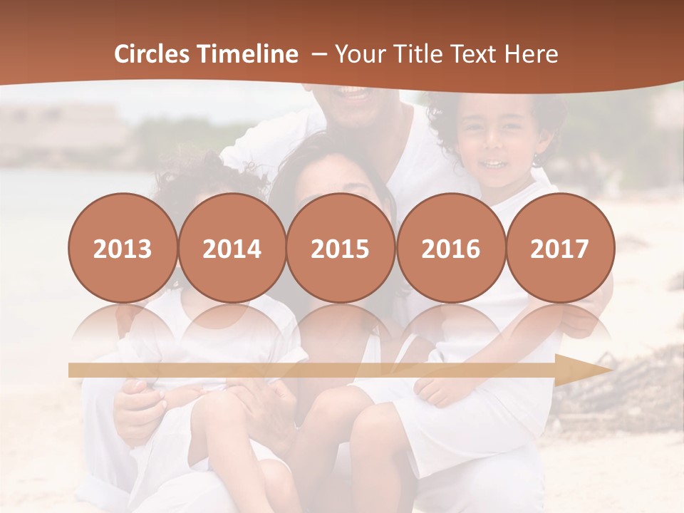 Hispanic Offsprings Vacations PowerPoint Template