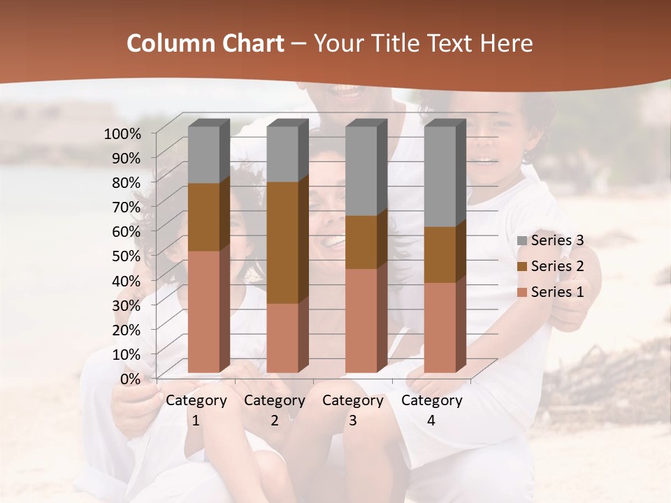Hispanic Offsprings Vacations PowerPoint Template