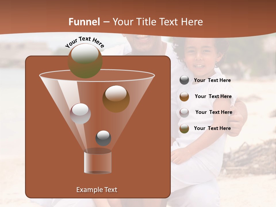 Hispanic Offsprings Vacations PowerPoint Template