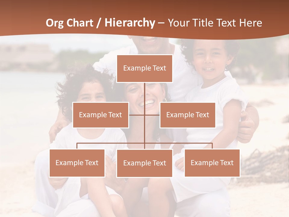 Hispanic Offsprings Vacations PowerPoint Template